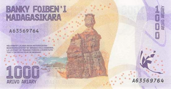 1000 Ariary 2017